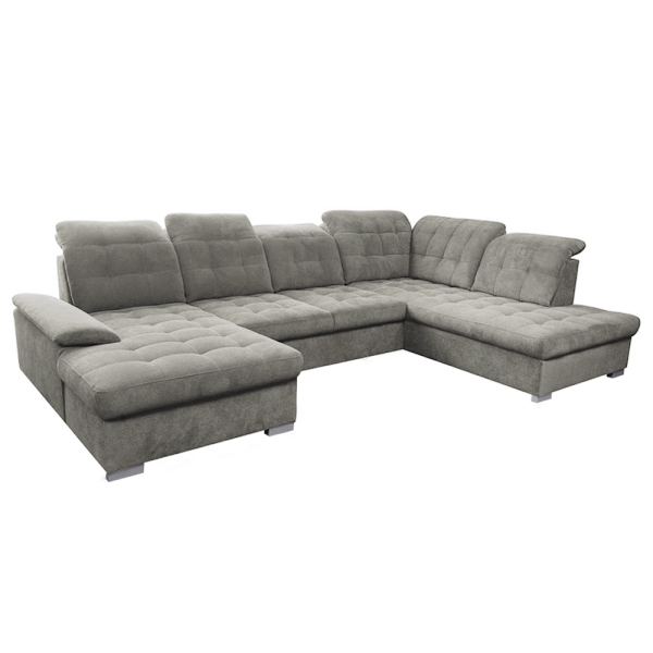 Canapea, gri maro TAUPE, model stânga, TEODOR