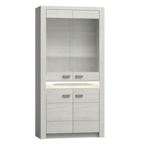 Vitrină, frasin alb, INFINITY I-03