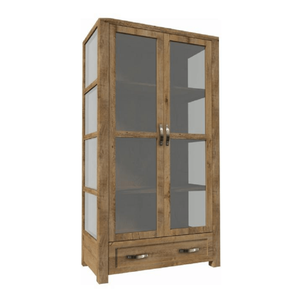 Vitrină W2D, stejar lefkas, NEVADA