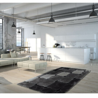 Covor, gri, 120x180, LUDVIG TYP 3