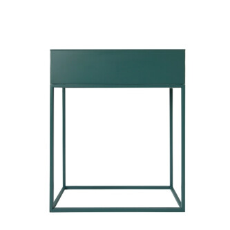 Ghiveci de flori din metal multifuncţional, verde închis, INDIZE TYP 3 WL4214