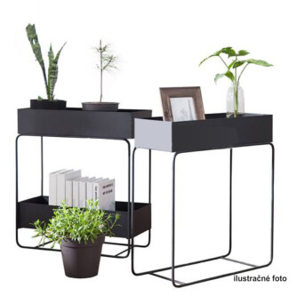 Ghiveci de flori din metal multifuncţional, verde închis, INDIZE TYP 3 WL4214