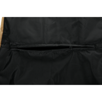 Taburet, material textil bej, RIMINO TIPUL 2