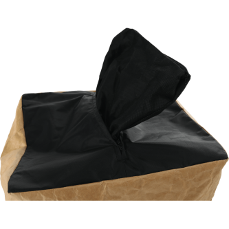 Taburet, material textil bej, RIMINO TIPUL 2
