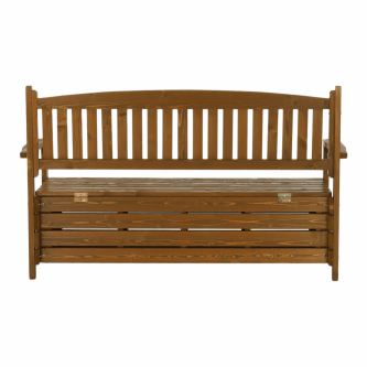 Bancă de grădină, maro, 150cm, AMULA