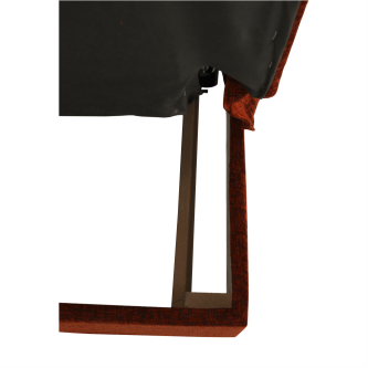Colţar extensibil, material textil cărămiziu/model, ASIA NEW