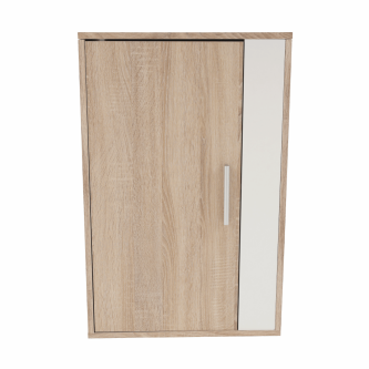 Mobilier de living, alb/stejar sonoma, ASOLE