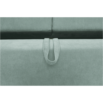 Colţar extensibil, material textil verde mentă, AURELIA