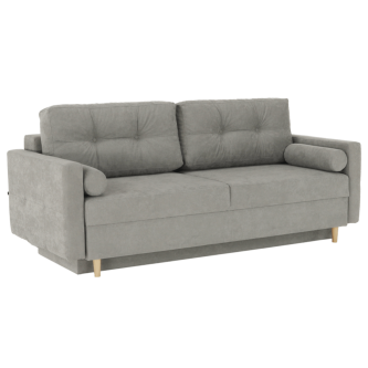 colţar extensibil, material textil gri, AURELIA