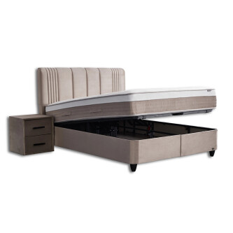 Set Pat Tapițat cu Saltea „Belicia”