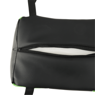 Scaun birou/joc, negru/verde, BILGI