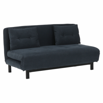 Canapea extensibilă, material textil gri, BODENA