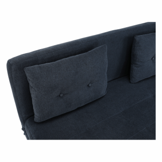 Canapea extensibilă, material textil gri, BODENA