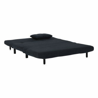 Canapea extensibilă, material textil gri, BODENA