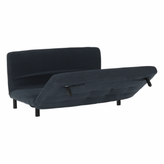 Canapea extensibilă, material textil gri, BODENA