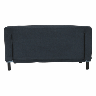 Canapea extensibilă, material textil gri, BODENA