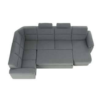 colţar în formă de U, material gri, dreapta, BORN U