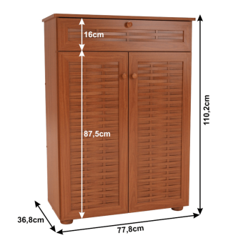 Pantofar, MDF laminat, cireş american, FP 03