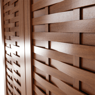Pantofar, MDF laminat, cireş american, FP 04