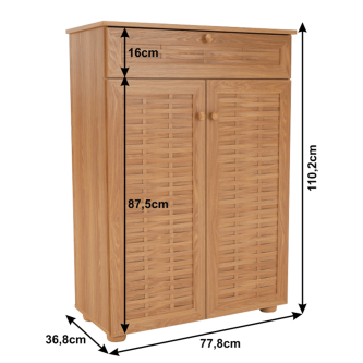 Pantofar, MDF laminat, natural, FP 03