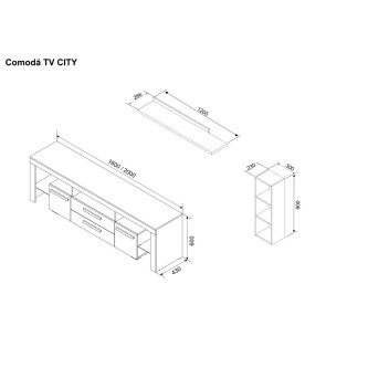 CITY TV SET ALB