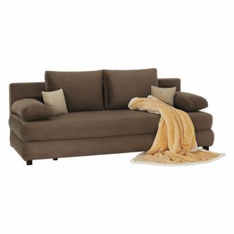 Colţar extensibil, textil capuccino/bej, CLIV