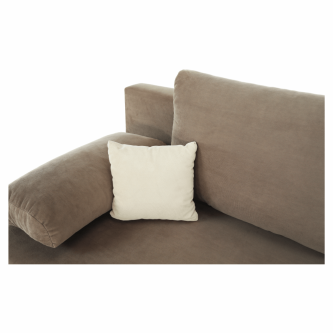 Colţar extensibil, textil capuccino/bej, CLIV