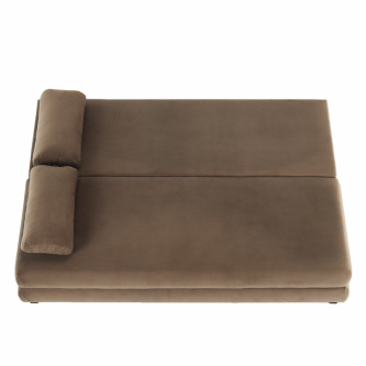 Colţar extensibil, textil capuccino/bej, CLIV