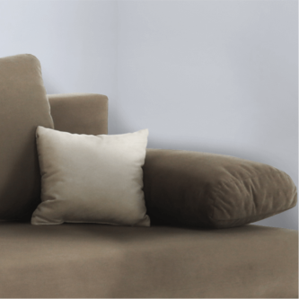 Colţar extensibil, textil capuccino/bej, CLIV