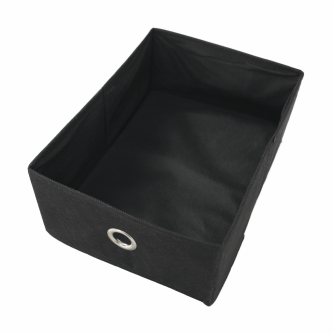 Raft multifuncţional pentru dulap, argintiu / negru, CODY