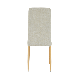 Scaun, material textil bej/cadru metalic fag, COLETA NOVA