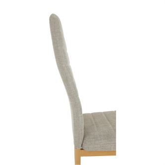 Scaun, material textil bej/cadru metalic fag, COLETA NOVA