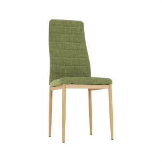 Scaun, material textil verde/cadru metalic fag, COLETA NOVA