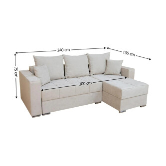 Colțar Extensibil „Claudia XXS Bonell”