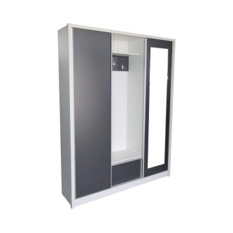 Cuier David Max Alb cu Gri