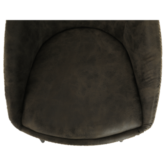 Scaun  dining, maro/negru, DARAY