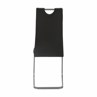 Scaun dining, gri închis, DEKOMA