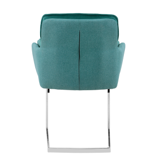 Scaun bucătărie, catifea Velvet smarald/material textil, CHIMENA