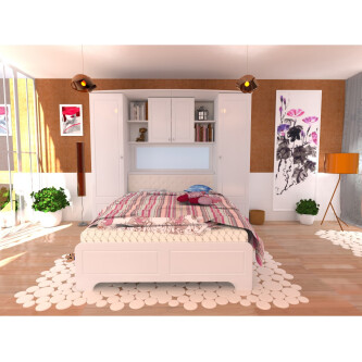 Dormitor Madrid MDF Alb