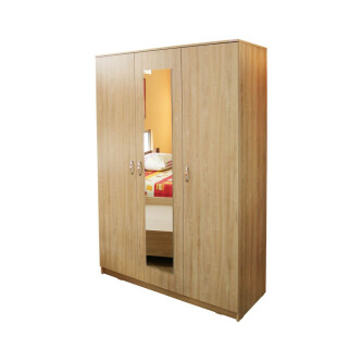 Dormitor Soft Sonoma cu pat 160x200 cm