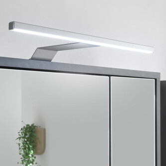 Dulap de baie cu oglinzi Guardo, LED - grafit