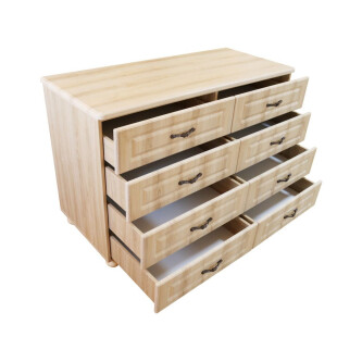 Dormitor Dynasty Sonoma cu pat 160x200 cm