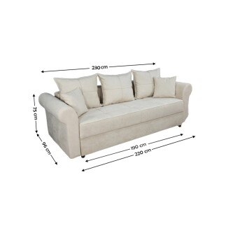 Canapea Extensibilă „Elsa Bonell Mică”