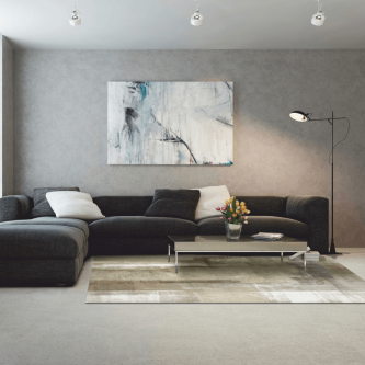 Covor 180x270 cm, maro/gri, ESMARINA TYP 1
