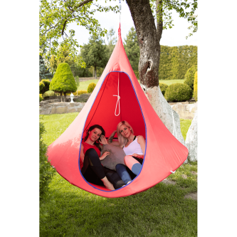 Scaun balansoar suspendabil, roşu, KLORIN KLASIK CACOON HAMMOCK