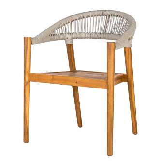 Set de 2 scaune de grădină NELLOO