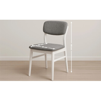 Scaun „PalMOB Alb”