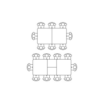 Masă extensibilă „MONICA ”