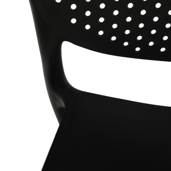 Scaun, negru, FEDRA NEW