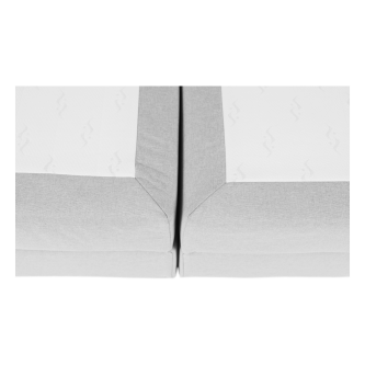Pat tip BOXSPRING 160x200, gri deschis, FERATA KOMFORT